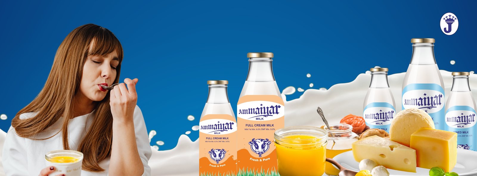 Milk Dairy Banner