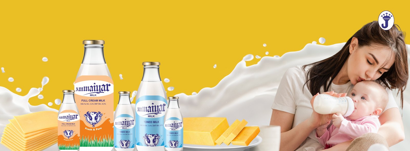 Milk Dairy Banner